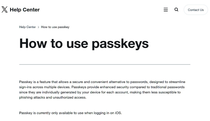 集美苹果维修店铺分享iOS用户如何通过通行密钥(Passkey)登录 